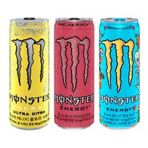 몬스터 355ml 망고로코+시트라+파이프 16캔씩 총 48캔