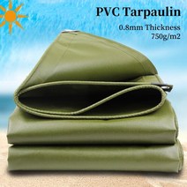 포터호루 화물차갑바 화물차덮개 포타린천 두꺼운 0.8mm pvc 방수포 방수 천 보트 트럭 캐노피 방수 천 야외 천막 정원 식물 차양 돛, 2x5m