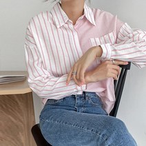 NewCare 여성 셔츠 여성남방 언발 스프라이트 기본 셔츠