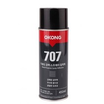 오공 707 다용도 접착제 강력 스프레이 450ml 본드, 8개