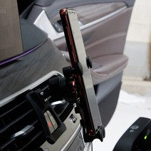 BMW 핸드폰 거치대 받침대 마운트 홀더 용품, 7시리즈 (G11 G12) (블랙)