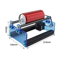레이저 절단 Sculpfun 레이저 조각기 모듈 90W CO2 헤드 커터 목재 아크릴 절단 금속 S9/S6, 03 Roller