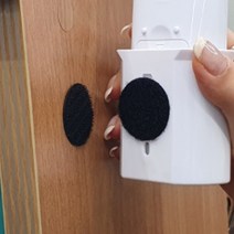 까슬이 보슬이 자국안남는 테이프 의류용 벨크로 찍찍이 벽면 부착 접착식 초강력 양면 원형 만능 접착 고정 스티커 블랙 중형 30개