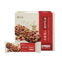 농협 국산 오곡그래놀라 단백질바 (30gX4개입), 6박스