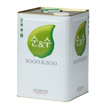 노루 순앤수100플러스 18L / 내부용 수성페인트, W-2 화이트 크림