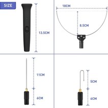 열선 우드락 커터기 핫와이어 폼 커터 폴리에틸렌 조각 18W 마크 펜 키트 히팅 도구 9 개, 단일옵션, 한개옵션0