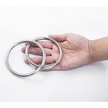 헤비 듀티 용접 라운드 링 M3-M10 부드러운 솔리드 O 304 스테인레스 스틸 해양 보트 해먹 요가 걸이식, 15 M6x100mm(1pcs)