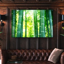 아란아트 사업운 상승하는 사군자 대나무 그림 캔버스 액자 사무실 회사 사업장 인테리어, 04.푸르른 대나무