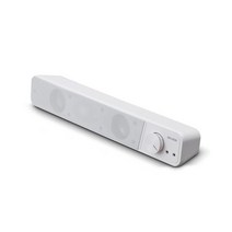 IRIVER 깔끔한 usb 연결 스테레오 사운드바 pc 스피커 2color, 화이트