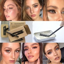 천연 투명 포마드 눈썹 스타일링 비누 젤 왁스 픽서 브러쉬 메이크업 여성용 화장품 1 개, 한개옵션0