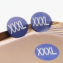 사이즈 스티커 XXXL 사이즈스티커 옷사이즈스티커 의류스티커