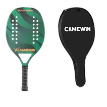 테니스 라켓 스포츠 용품 장비 camewin 풀 카본 비치 망 전문 소프트 에바 페이스, 초록