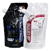 뷰티원 뉴프리미엄 오징어먹물 새치염색약 1제 2제 각 500ml, 1개, 7GB골드브라운