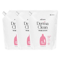 비건인증 섬유유연제 아우라 더마클린 피오니앤버베나_섬유유연제 1.6 리필*3개, 단품