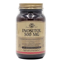 솔가 이노시톨 500mg 베지터블 캡슐 글루텐 프리 무설탕, 100개입, 1개