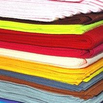 [문구조아] 칼라 부직포 칼라펠트 4절부직포 10장 연두, 10개