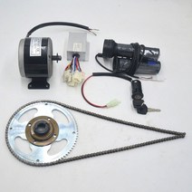 24 v 250 w 전기 자전거 키트에 대 한 닦 았된 dc 모터 diy 전자 스쿠터 미니 에모토 고속 브러시 기어 감속 모터 변환|전기 자전거 발동기|, 1 pack