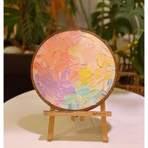 백드롭 페인팅 키트 젤스톤, 절약형키트, 30*40cm, 코튼 캔디