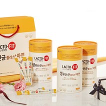 종근당건강 락토핏 생유산균+아연 선물세트, 120g, 6개