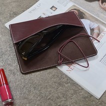 빈티지 가죽 선글라스 케이스