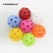 프로맥스 플로어볼 플로어공 모음 75mm 22g 경기용 연습용, 네온
