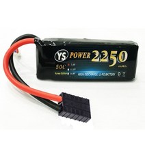 [2셀 리포배터리] 2250mAh 7.4V 50C LIPO /트랙사스 잭 (미니 1/16 서밋 이레보 사용가능)