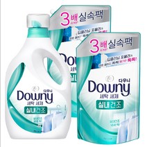 신제품 다우니 세탁세제 냄새딥클린/실내건조/살균파워 용기1개+리필2개 .TC, 실내건조