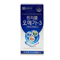 종근당건강 트리플 오메가3, 60정, 4개입