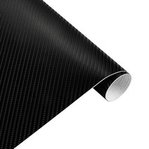카본랩핑지 152cm * 200cm 4D 탄소 섬유 비닐 필름 자동차 스타일링 포장 시트 롤 DIY 후드 지붕 스티커 액, 04 Black, 1개