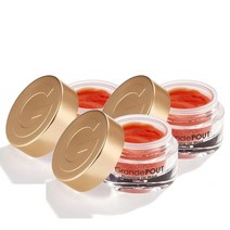 립마스크 Peach 0.50OZ Grande Cosmetics Grandepout Plumping Lip Mask, 3팩
