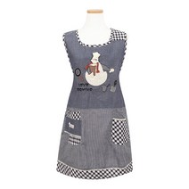 더와이 면쿠키 앞치마, 1개, 면쿠키앞치마_블루