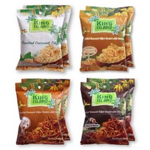 킹아일랜드 구운코코넛칩 50g x 8개 4종선택 오리지널 커피 초코 카라멜 태국 과일칩, 종류별 2개 x 4종(총8개), 2개