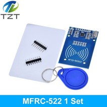 tzt mfrc-522 rc-522 rc522 안테나 rfid ic 무선 모듈 arduino ic 키 spi 라이터 리더 ic 카드 근접 모듈, mfrc-522 1set