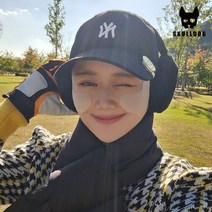 브랜드없음 겨울 여성 골프 귀마개 사이즈 조절 방한 털 귀달이, 페이크퍼 귀마개 블랙