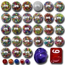 벨라몰/ 구슬비즈 통포장 목걸이 팔찌 재료, 통 줄무늬 원형 8mm