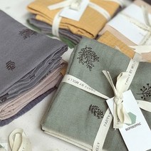 바보사랑 키친클로스세트(3장 1세트).파티바이몰리, E.린넨살몬와인세트