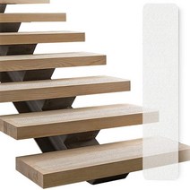 학교 학원 계단 안전 보행 미끄러짐 방지 부착 패드, 블랙81x15Cm