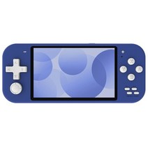 vewlix 뷰릭스 휴대용 게임 콘솔 4.3 인치 ips 스크린 64gb 128gb 2500 무료, 푸른, 128GB 5000 게임