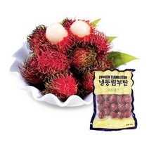 [Philmart] Frozen Rambutan 랜시 냉동 람부탄 냉동열대과일 1kg, 1개