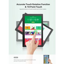 휴대용 모니터 Eviciv-휴대용 게임 모니터 1280*800 LCD IPS 두 번째 화면 USB 유형 C HDMI 듀얼 디스플레, 01 10 Inch 1280x800_01 영국 플러그