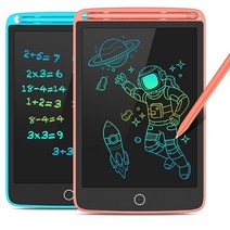 전자칠판 드로잉패드 다채로운 8.5 인치 전자 드로잉 보드 LCD 화면 쓰기 태블릿 디지털 그래픽 그리기 필, 분홍색