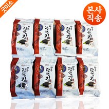 왕후 광천조양맛김 저염 조미 도시락 식탁김 128봉, 128개, 4g