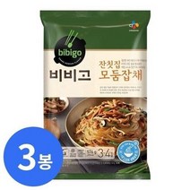 CJ 비비고 잔칫집 모듬잡채 644gX3봉(1봉 3-4인분), 3봉, 576g