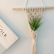 마크라메 이오난사 플랜트행거 벽걸이형