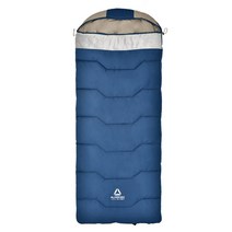 알마센 캠핑 침낭 1800, 네이비, 1개