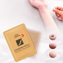 타투 문신 흉터 상처 멍 가리기 커버 스티커, 불투명(다크)