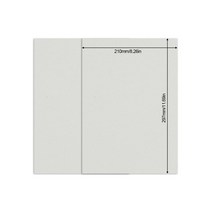 파워스토브 캠핑버너 파워 가스켓 씰링 연도 파이프 스토브 유리 가정용 로그 버너 소재 멀티 연료 오븐 예비 부품 210mm × 297mm 신제품, 1.2pcs