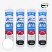 K_수달 에코씰 외장용 신축 조인트용 실란트 600 백색 _25개 BOX, 단품