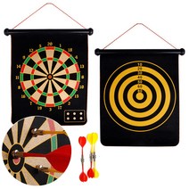 Tsm 가족과 함께 안전하게 즐기는 마그네틱 양면다트, 마그네틱 롤다트세트(고급대형)