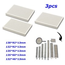 가스히터 난로 파츠 수리 고효율 가스 히터 부품 연소 세라믹 플레이트 벌집 모양 적외선 버너 교체, 03 135x92x13mm 3pcs